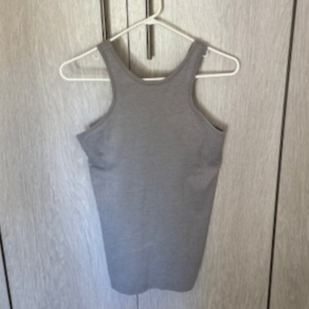 lululemon athletica Gray Racerback Tank Top